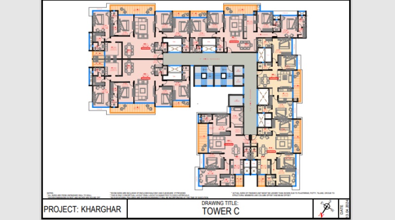 3 BHK Floor Plan